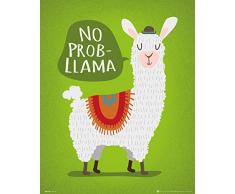 GB Eye, Llama, No Probllama, Mini Poster 40x50cm