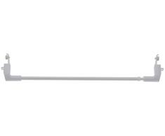 Home Maison 22931 - Barra para Cortinas de Ducha, 80-110 cm, Color Blanco
