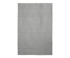 Jute & Co Malta - Alfombra tapete (algodón, tejido a mano, 120 x 180 cm), color gris