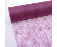 Deko und Band sizo Flor Banda de Mesa Erika 7,9 cm Rollo de 50 m - 60 - 79 - 50 - 037