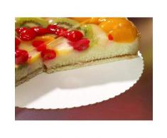 Papstar 81195 - Tapete para hornear, color blanco