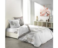 Douceur dIntÃ©rieur Goyave - Juego de Cama de 4 Piezas de 57 Hilos, algodÃ³n, Multicolor, 240 x 300 cm