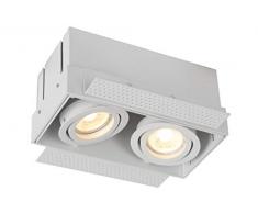 Lucide TRIMLESS - Foco empotrable en el suelo - 2xGU10 - Blanco