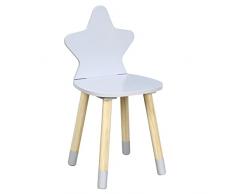 SILLA INFANTIL ESTRELLA GRIS