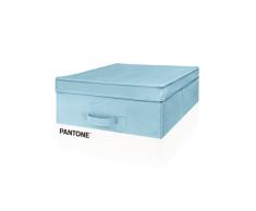 Pantoneâ¢ - Caja de armario, organizador de ropa con bolsillo para ambientador, caja plegable con estructura gruesa y rÃ­gida, 40 x 50 x 25 cm, color azul