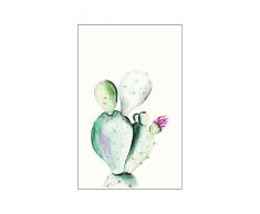 Komar Wandbild Von Prickly Pear Watercolor | Poster, Bild, Wohnzimmer, Schlafzimmer, Dekoration, Kunstdruck | ohne Rahmen | P070A-50x70 fotomural, carbÃ³n