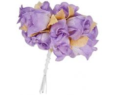 Mopec F97.08 Ramito rosas lila, Pack de 12, Textil, Talla Ãºnica