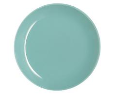 LuminarcArty Soft - Plato Llano de Vidrio de Color Verde Agua. Dimensiones: 20Â x 20Â x 2Â cm