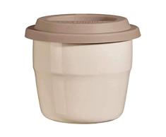 ASA Taza tÃ©rmica de porcelana, 0,2 L, color crema