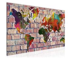 106955c - Cuadro de pared (200 x 80 cm, lienzo de fieltro, tamaÃ±o XXL, 5 piezas, fabricado en Alemania, listo para colgar)