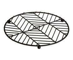 Premier Housewares Salvamanteles, Hierro, Negro