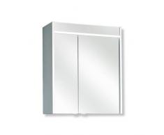 Pelipal 359Â piolo Armario con Espejo Treviso I, Madera, Blanco Brillante, 20Â x 60Â x 70Â cm
