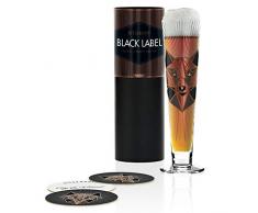 RITZENHOFF 1010249 Black Label - Vaso de cerveza (cristal, 385 ml)