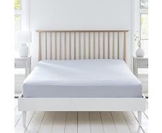 Drift Home - SÃ¡banas - SÃ¡bana Bajera Ajustable ecolÃ³gica de 28 cm - TamaÃ±o de Cama Individual en Color Plateado