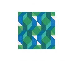 Caspari Inc. TeorÃ­a del Color servilletas de cÃ³ctel, Paquete de 20, Papel, Verde, 12,7Â x 12,7Â x 3Â cm