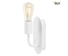 SLV FitU WL, Interior de pared Lámpara, E27, color blanco, maX. 24 W Lámpara, aluminio, 0 W