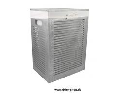 dvier - Cesto para la Colada (Madera DM, 40 x 30 x 55 cm), Color Gris