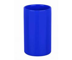 Spirella colección Tube, Portacepillos de Dientes Ø7 x 11,5 cm, Gres, Azul