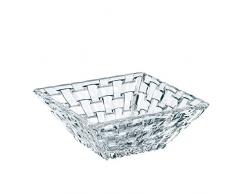 Dancing Nachtmann Estrellas Bossa Nova, Juego de bolos, 2 Piezas, Accesorios De Cocina, Cuadrado, Crystal, de 12 cm, 0089694-0