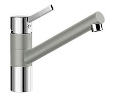 BLANCO TiVo, Grifo para Cocina, SILGRANIT de Look, Alta presiÃ³n, Perlgrau/Chrom, Niederdruck