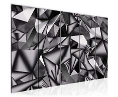 Imagen 3D efecto pared 200 x 80 cm fieltro â Lienzo de imagen XXL formato pared imágenes salón decoración impresiones artÃsticas gris 5 piezas â Fabricado en Alemania â listo para colgar 506455c