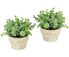 Planta Artificial de eucalipto en Maceta, para Cocina, baÃ±o, jardÃ­n, decoraciÃ³n de Boda, arbustos Falsos