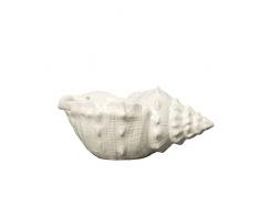 BY ON Cuenco de concha Awa, blanco, de dolomita fija, redondo, para guardar joyas o como decoraciÃ³n en el salÃ³n o el baÃ±o, cuenco decorativo, cuenco decorativo