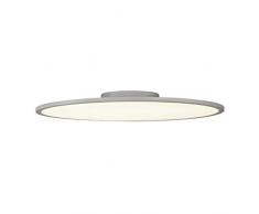 SLV luminaria de superficie de techo PANEL 60 / Foco led, luz de inundaciÃ³n, luminaria de superficie, iluminaciÃ³n de interior / 4000Â K 43Â W 3350lm gris regulable 110 grados