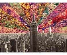 Bianca Green 60 x 80 cm de Flores de Nueva York ImpresiÃ³n de Lienzo