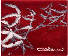 Grund Colani 23 Alfombra de Baño, PoliacrÃlico Supersoft, Rojo, 50x60 cm