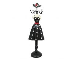 Clayre & Eef 61715 - Soporte para Joyas y Pulseras (10 x 8 x 34 cm)