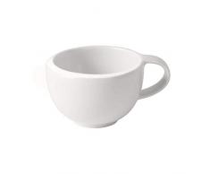 Villeroy & Boch - Taza de moca/expreso NewMoon , Elegante taza con asa para expreso y moca, porcelana premium, apta para lavavajillas, blanca, 90 ml
