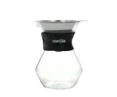 La CafetiÃ¨re - Juego de jarra de cristal y gotero de cafÃ©, 3 tazas, caja de regalo