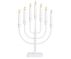 Star 109 - 48 Kristina candelabro 7 luces blanco 47 x 30 cm