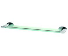 Bisk 00989 Side Estante Rectangular (Cristal Esmerilado, (54,2 x 12 x 4 cm), Acabado Brillo