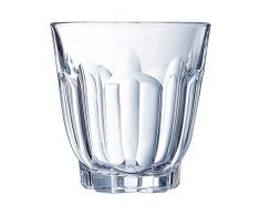 Set 6 vasos de vidrio resistente forma baja 24 CL ARCADE ARC