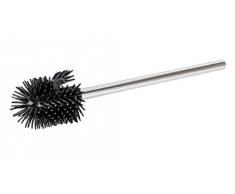 Wenko 21800100 cepillo de silicona con mango de acero inoxidable se debe lavar a borde 27,0 x 11,5 x 38 cm