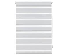 Gardinia Deco Company Duo - Estor para enganchar, 55 x 150 cm, poliÃ©ster, Color Blanco