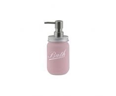 axentia Retro Dispensador de jabón, Rosado, Ø 6,5 cm