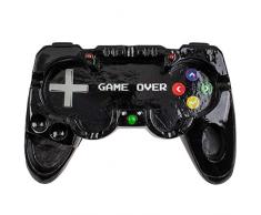 ootb Cenicero de polirresina, Aprox. 16 cm, Negro