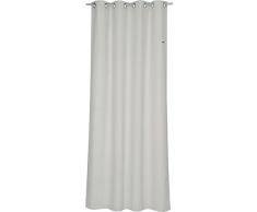 Esprit Cortina con ojetes poliéster, Beige 250 x 140 cm