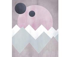 Komar Wandbild Von Sunrise Gentle | Poster, Bild, Wohnzimmer, Schlafzimmer, Dekoration, Kunstdruck | ohne Rahmen | P110C2-40x50 fotomural, carbÃ³n