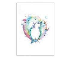 Wall Editions Art Poster 50x70 cm Cartel Papel Acolchado Mate 200g