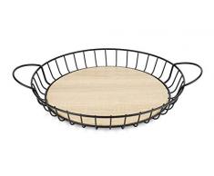 Lacor 61139 Frutero de Varillas Redondo bajo, Hierro, Acero