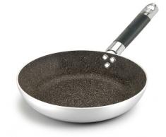 Ollas Agnelli Infinity Pan avellanado Baja de Aluminio, Acero Tubular Inoxidable Manilla, con Cool, Plata, 24 cm