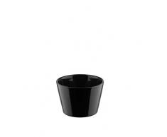 Alessi Tonale - DC03/78 B - Juego de 4 tazas de cerÃ¡mica Stoneware, color negro