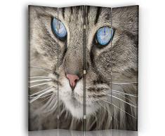 Legendarte - Biombo Cara Bonita Y Astuta - Separador de Ambientes para Interiores cm. 145x170 (4 x)