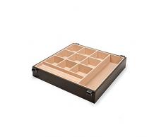 EMUCA - Cajón Organizador para Interior de Armario, cajón para Montaje en Bastidor de guÃas, 483 mm, Color Moka