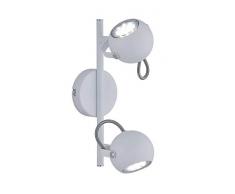Reality Foco Decorativo Moderno Bastia, incluida, Apto para Bombillas LED retrofit, Blanco mate