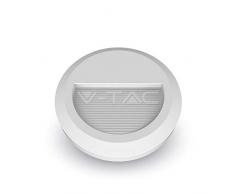 V-TAC Foco LED Marcador Redondo Blanco 2 W para Exterior